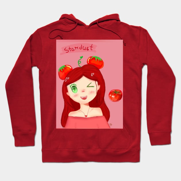 Stardust Tomato girl🍅 Hoodie by Misti